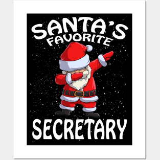 Santas Favorite Secretary Christmas Posters and Art